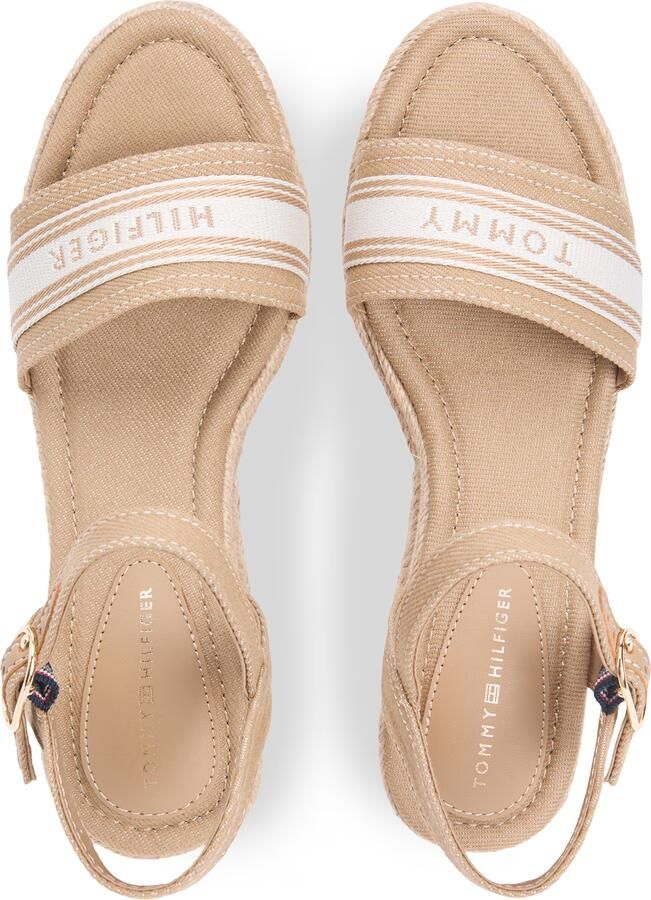 Tommy Hilfiger Sandalen met sleehak MID WEDGE ESPAD WEBBING - Foto 5