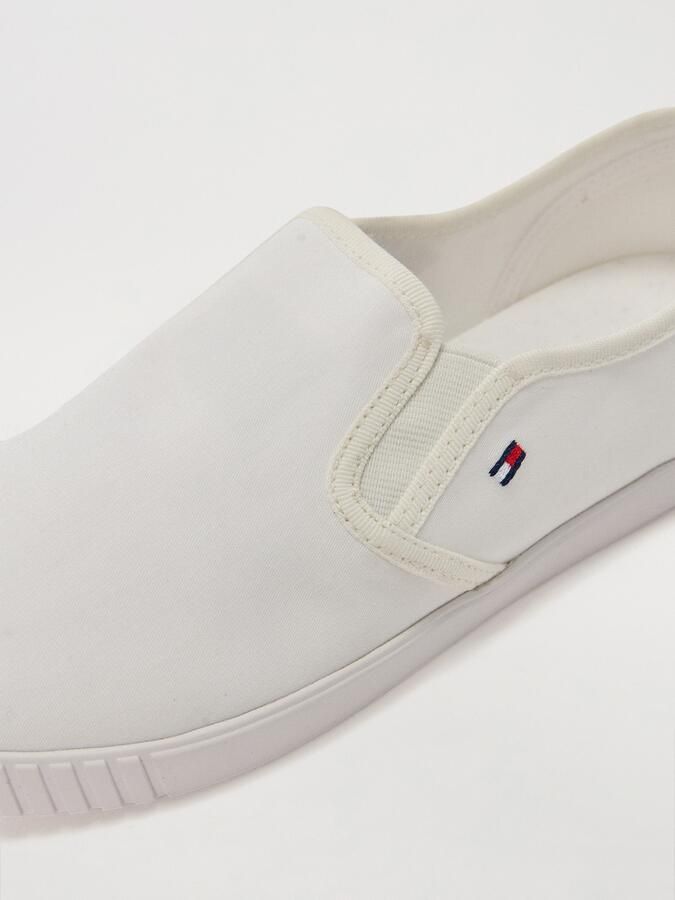 Tommy Hilfiger Slip-on sneakers CANVAS SLIP-ON SNEAKER vrijetijdsschoen instapschoen slipper lage schoen vlaggenborduring - Foto 6