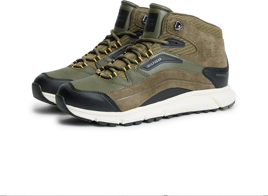 TOMMY HILFIGER Sneakers hoog groen olijfgroen zwart - Foto 6