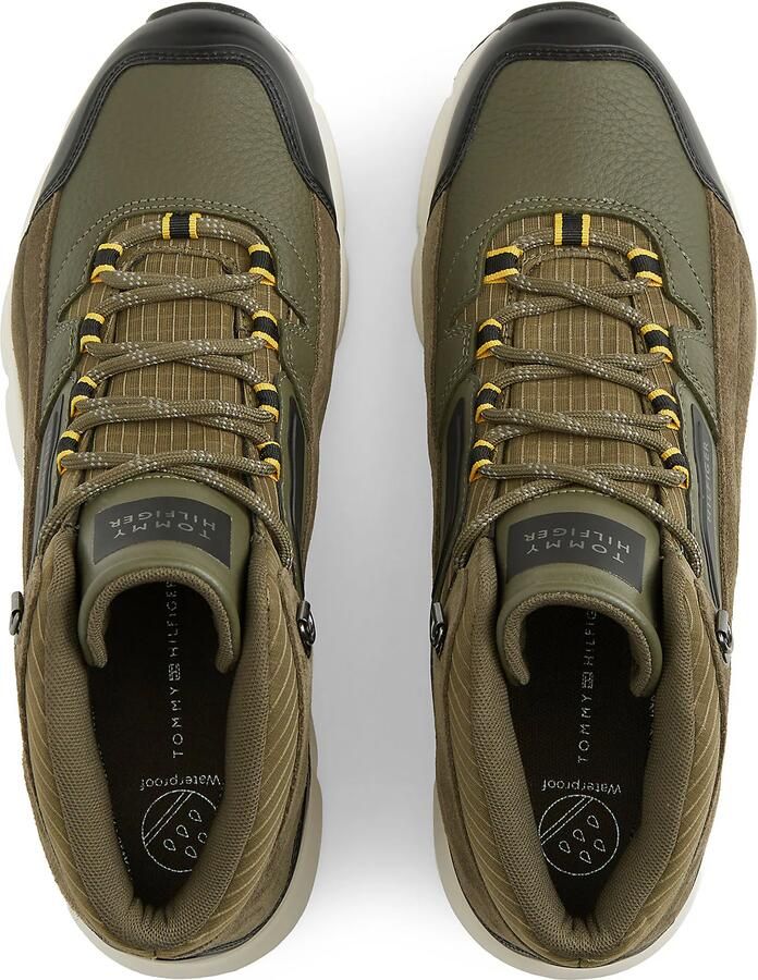 TOMMY HILFIGER Sneakers hoog groen olijfgroen zwart - Foto 5