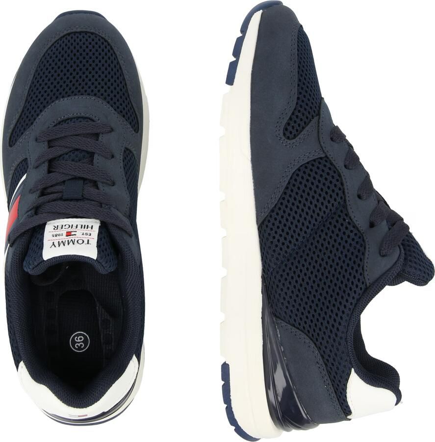 TOMMY HILFIGER Sneakers 'JAN' rood wit - Foto 3