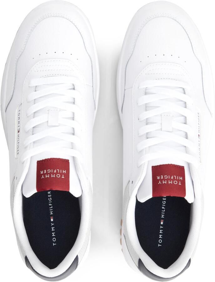 TOMMY HILFIGER Sneakers laag 'BASKET CORE' donkerblauw donkerrood wit - Foto 3