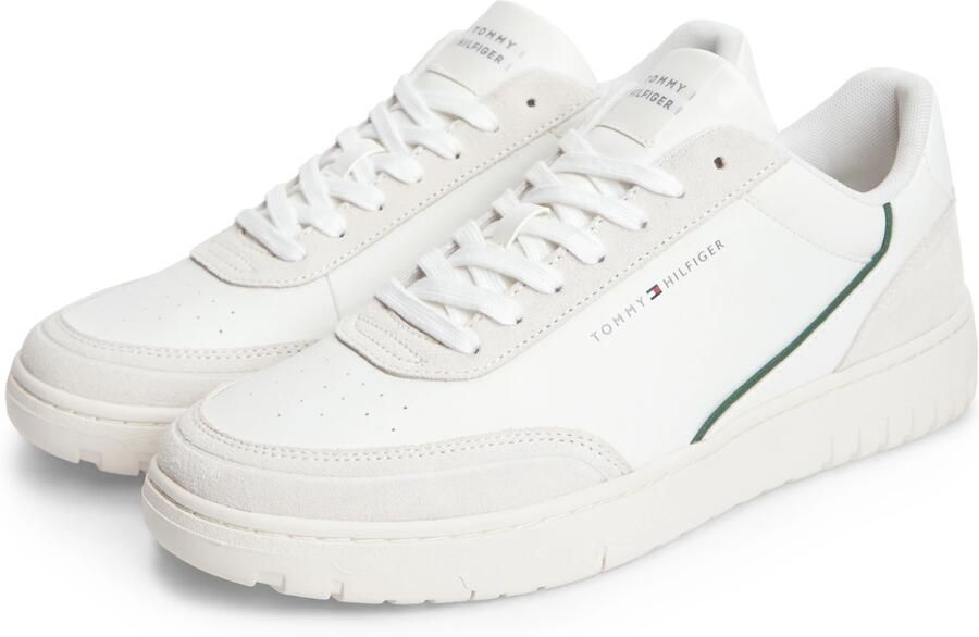 TOMMY HILFIGER Sneakers laag 'Basket Core' ecru groen - Foto 4