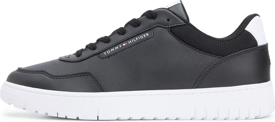 TOMMY HILFIGER Sneakers laag 'BASKET CORE LITE' zwart