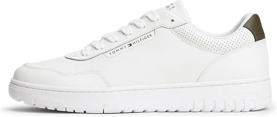 TOMMY HILFIGER Sneakers laag 'Basket Core' olijfgroen wit - Foto 2