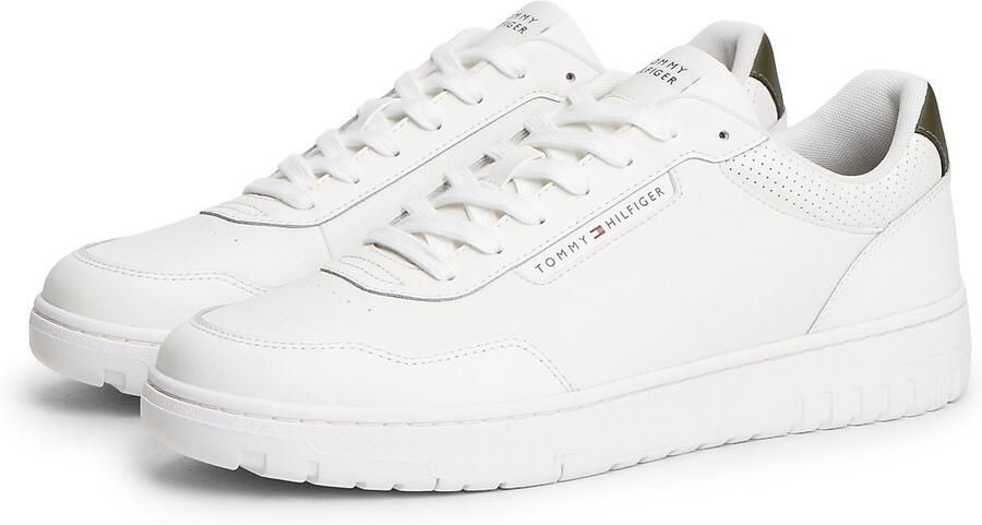 TOMMY HILFIGER Sneakers laag 'Basket Core' olijfgroen wit - Foto 7