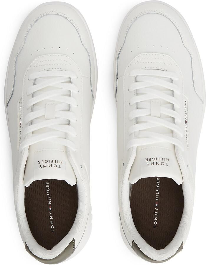 TOMMY HILFIGER Sneakers laag 'Basket Core' olijfgroen wit - Foto 4