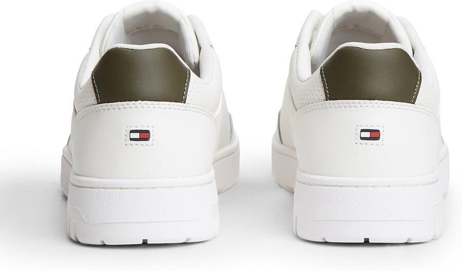TOMMY HILFIGER Sneakers laag 'Basket Core' olijfgroen wit - Foto 6