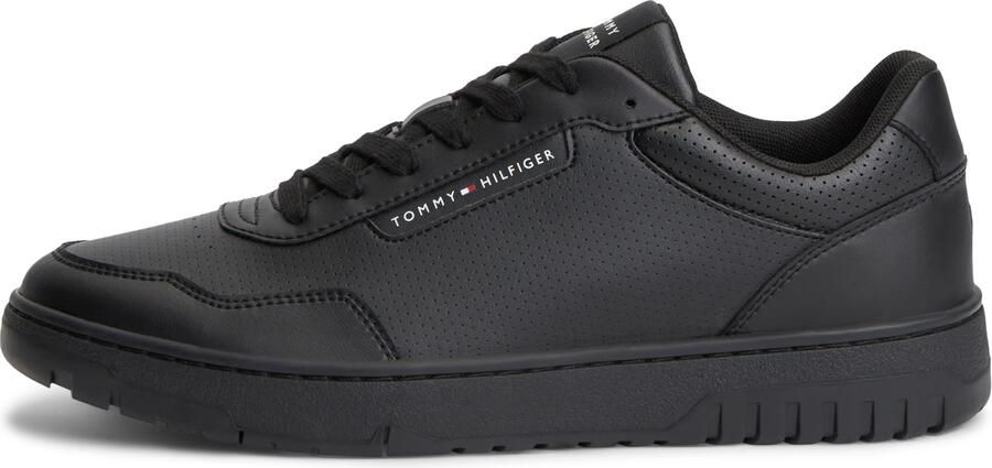 TOMMY HILFIGER Sneakers laag 'Basket Core' zwart