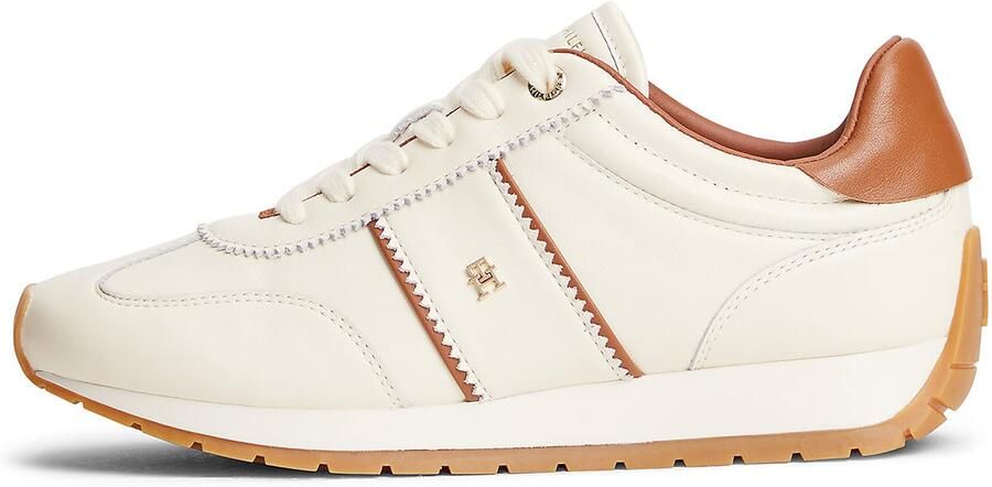 TOMMY HILFIGER Sneakers laag beige bruin