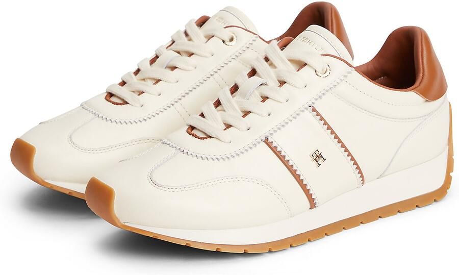 TOMMY HILFIGER Sneakers laag beige bruin - Foto 5