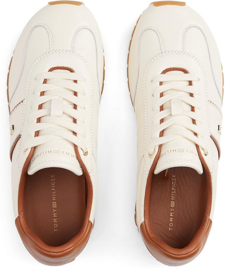 TOMMY HILFIGER Sneakers laag beige bruin - Foto 4