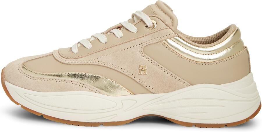 TOMMY HILFIGER Sneakers laag beige goud