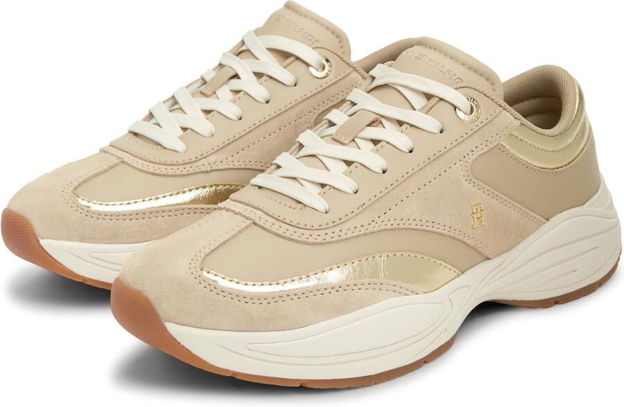 TOMMY HILFIGER Sneakers laag beige goud - Foto 5