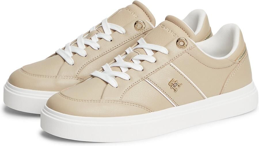 TOMMY HILFIGER Sneakers laag beige goud - Foto 6