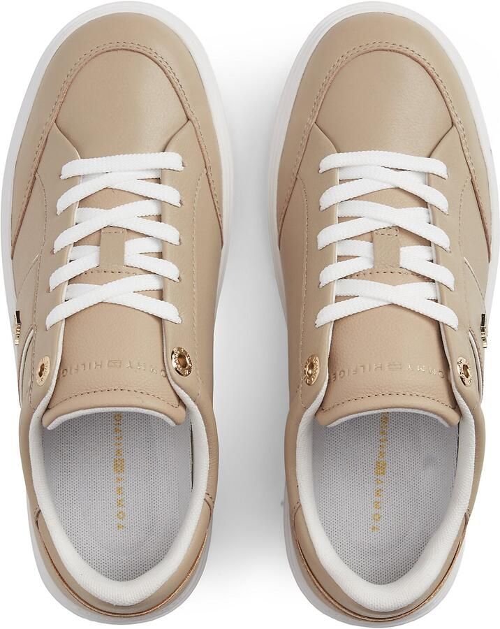 TOMMY HILFIGER Sneakers laag beige goud - Foto 3