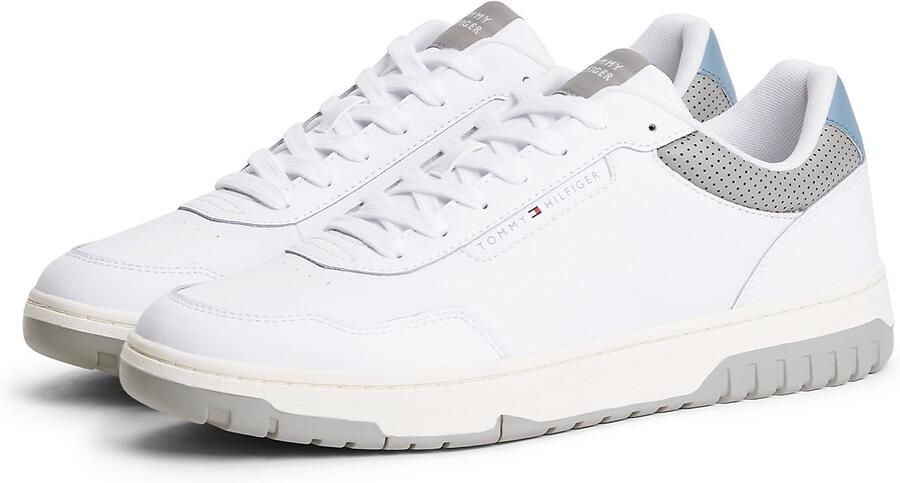 TOMMY HILFIGER Sneakers laag blauw grijs donkerrood wit - Foto 6
