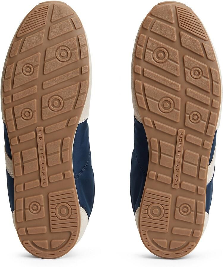 Tommy Hilfiger sneakers donkerblauw beige - Foto 4