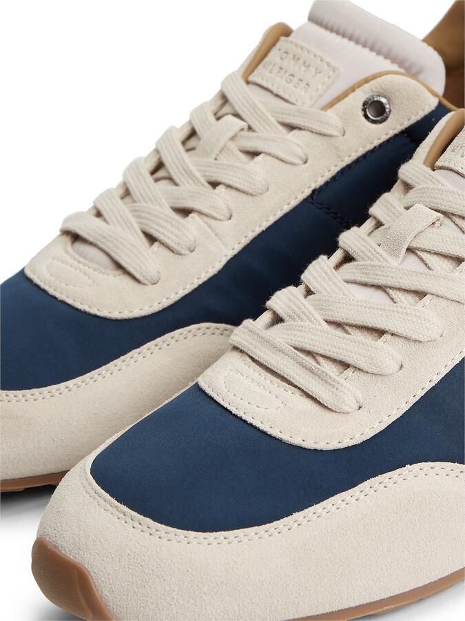 Tommy Hilfiger sneakers donkerblauw beige - Foto 7