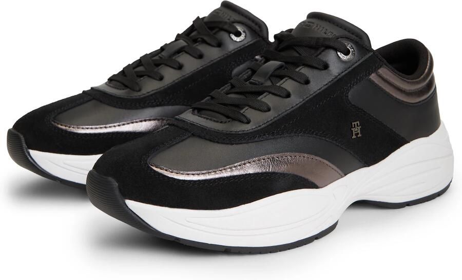 TOMMY HILFIGER Sneakers laag brons zwart - Foto 5