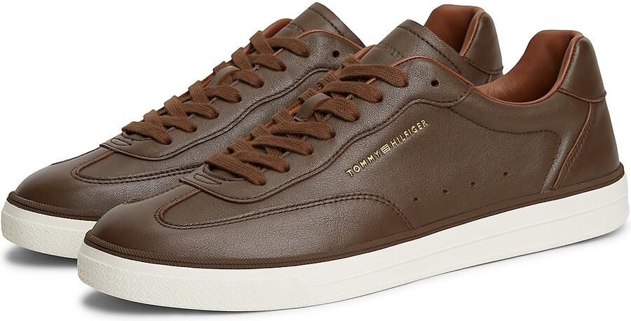 TOMMY HILFIGER Sneakers laag bruin - Foto 6