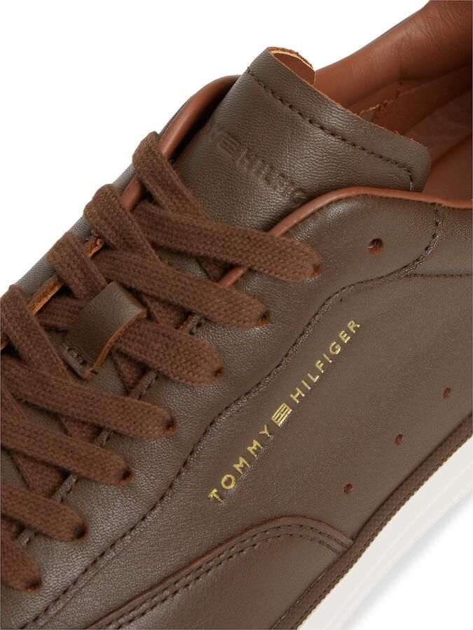 TOMMY HILFIGER Sneakers laag bruin - Foto 4