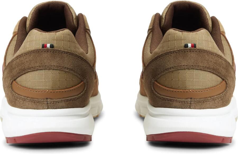 TOMMY HILFIGER Sneakers laag bruin ombergrijs kaki wijnrood - Foto 4