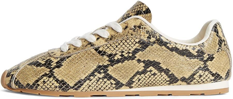 TOMMY HILFIGER Sneakers laag camel sand zwart