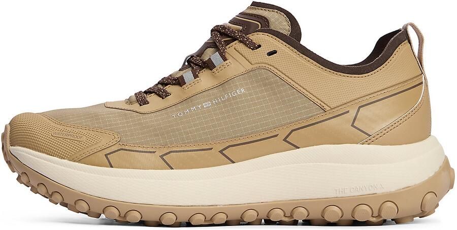 TOMMY HILFIGER Sneakers laag camel wit