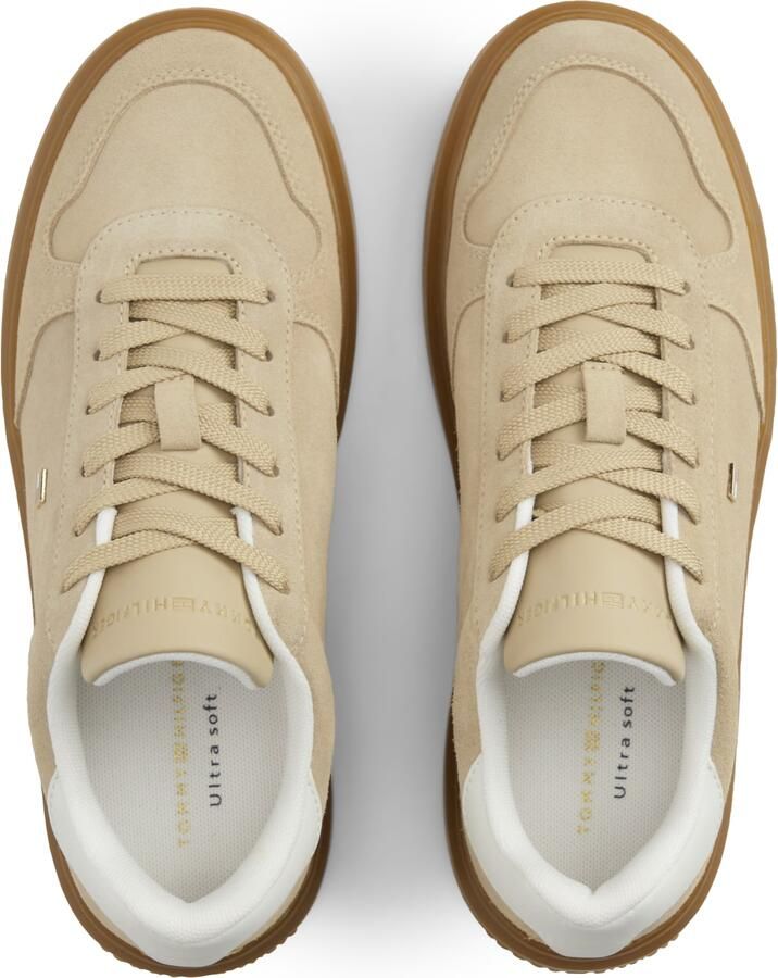 TOMMY HILFIGER Sneakers laag cappuccino wit - Foto 2