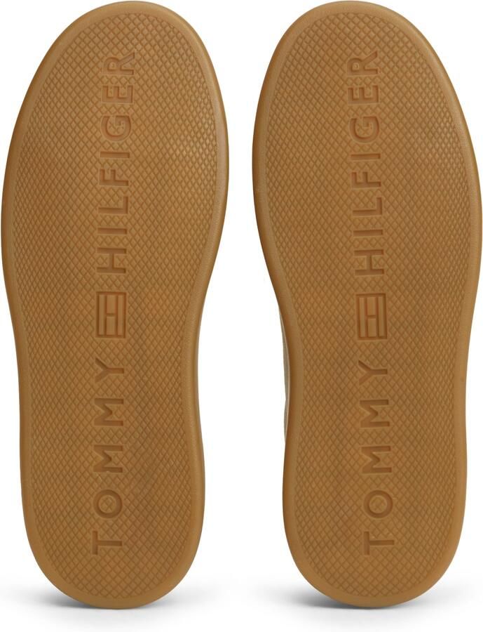 TOMMY HILFIGER Sneakers laag cappuccino wit - Foto 3