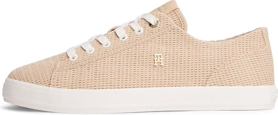 Tommy Hilfiger low top sneakers in gebreide look met logo-applicatie - Foto 2