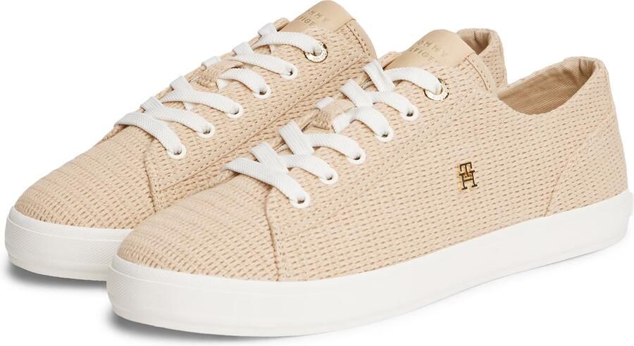 Tommy Hilfiger low top sneakers in gebreide look met logo-applicatie - Foto 6