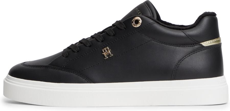 TOMMY HILFIGER Sneakers laag 'Chic' goud zwart