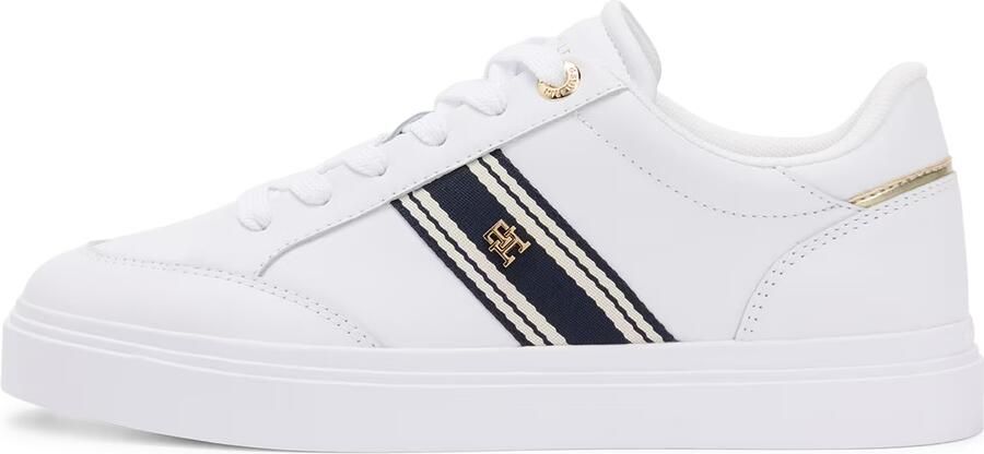 TOMMY HILFIGER Sneakers laag 'Chic' navy goud wit