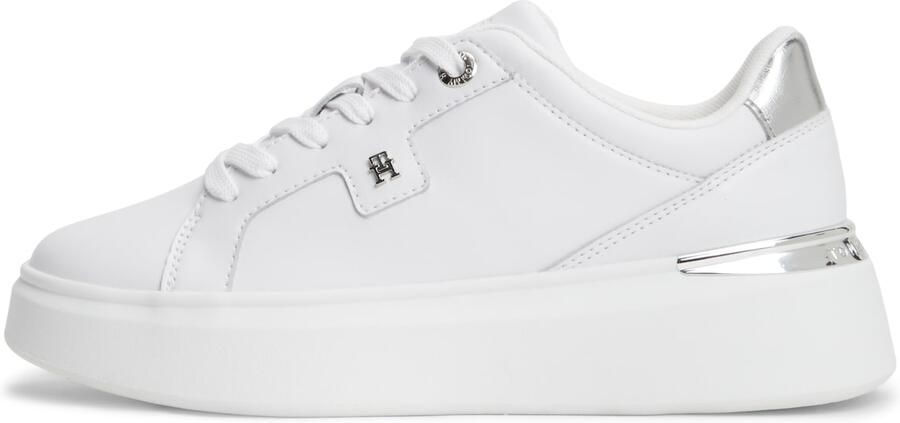 TOMMY HILFIGER Sneakers laag 'CHIC' zilver wit
