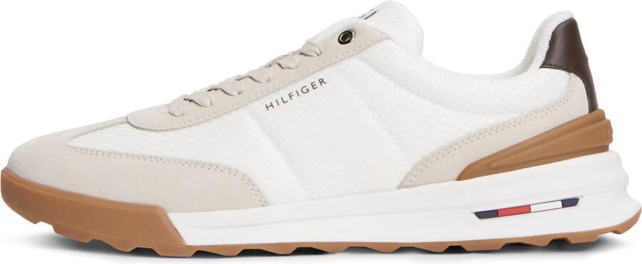TOMMY HILFIGER Sneakers laag chocoladebruin greige wit - Foto 2