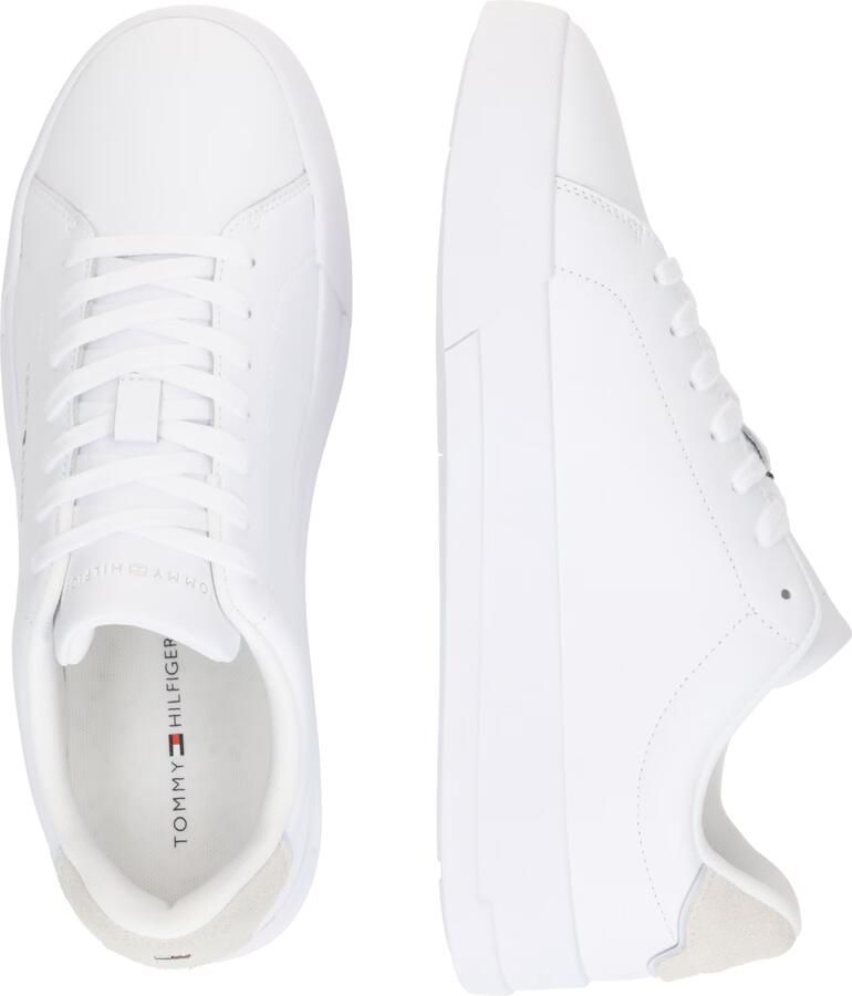 Tommy Hilfiger Sneakers TH COURT CORE vrijetijdsschoen lage schoen veterschoen zacht gevoerde schachtrand - Foto 12