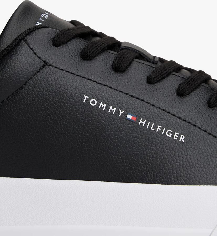 Tommy Hilfiger Sneakers TH COURT CORE vrijetijdsschoen lage schoen veterschoen zacht gevoerde schachtrand - Foto 6