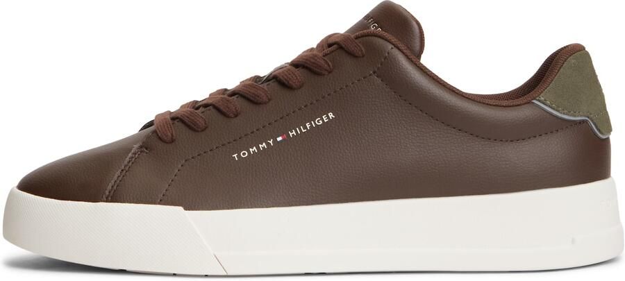 Tommy Hilfiger Sneakers van mix van leer en textiel met labelopschrift - Foto 15