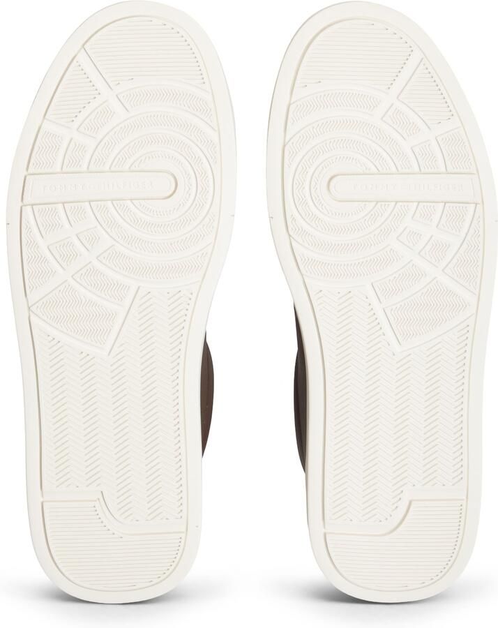 Tommy Hilfiger Sneakers van mix van leer en textiel met labelopschrift - Foto 8