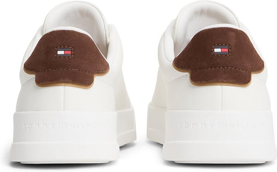 TOMMY HILFIGER Sneakers laag 'Court Ess' lichtbeige bruin wit - Foto 5