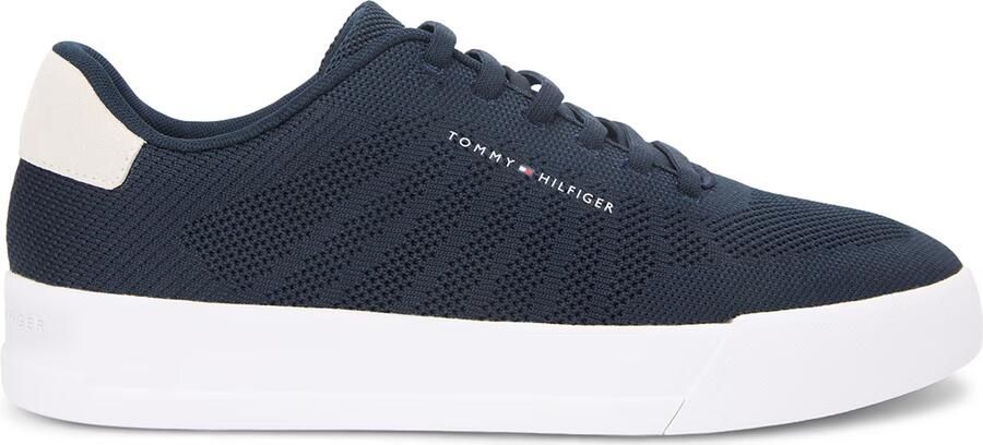 Tommy Hilfiger Heren Sneakers Court Knit Blauw - Foto 2