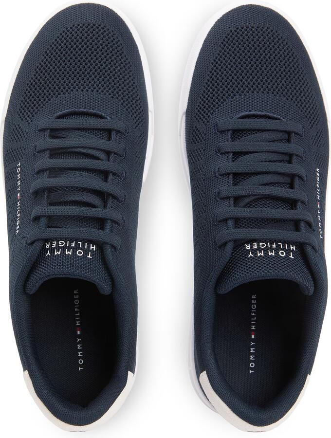 Tommy Hilfiger Heren Sneakers Court Knit Blauw - Foto 4