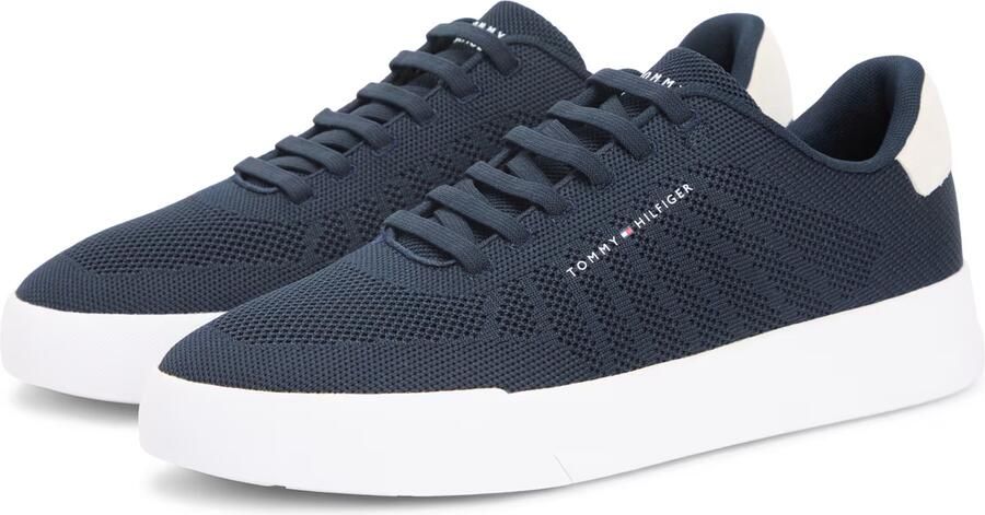 Tommy Hilfiger Heren Sneakers Court Knit Blauw - Foto 6
