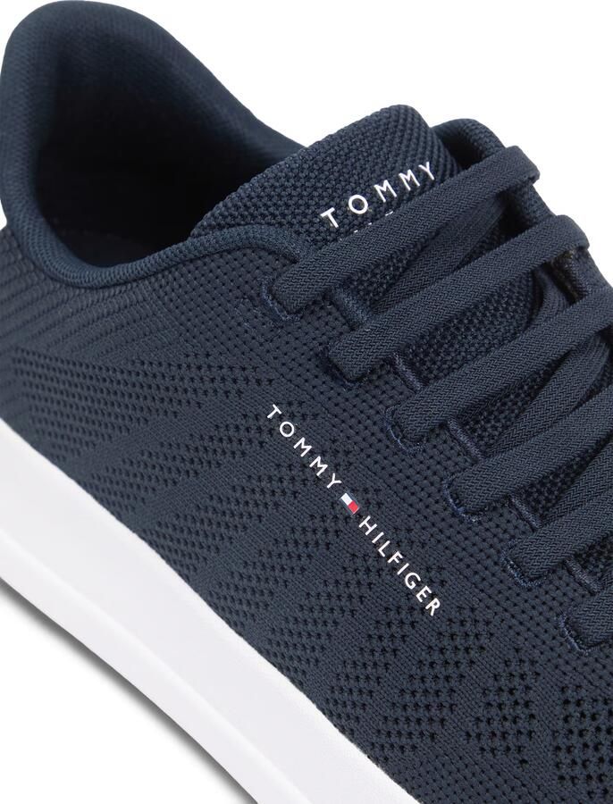 Tommy Hilfiger Heren Sneakers Court Knit Blauw - Foto 3