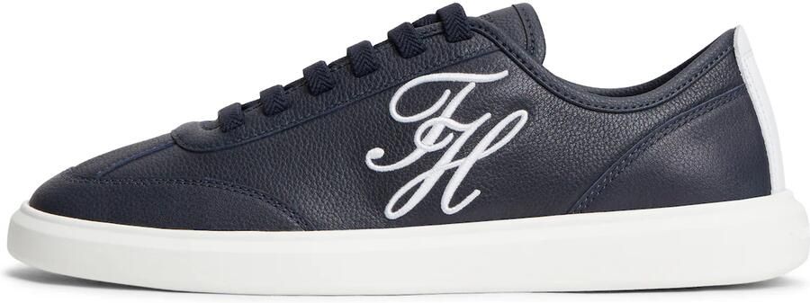 TOMMY HILFIGER Sneakers laag 'Court' navy wit