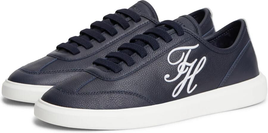TOMMY HILFIGER Sneakers laag 'Court' navy wit - Foto 5
