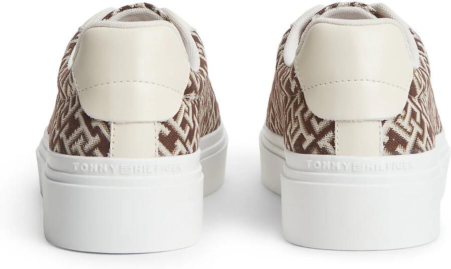 TOMMY HILFIGER Sneakers laag crème donkerbruin - Foto 6