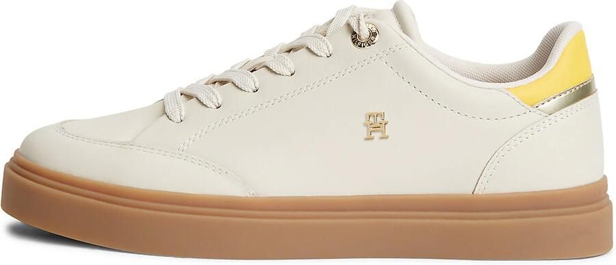 TOMMY HILFIGER Sneakers laag crème geel goud